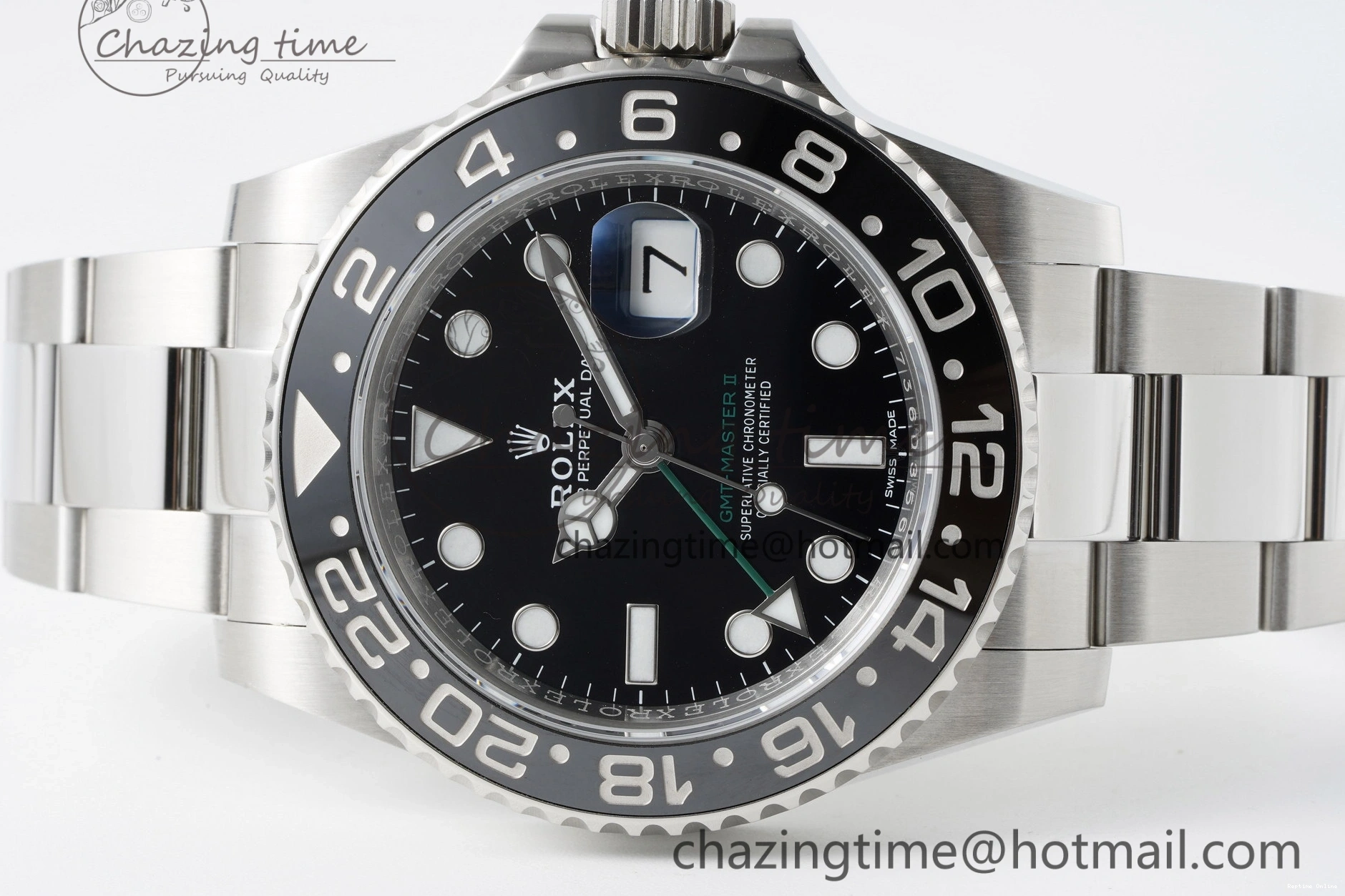 1219 RelaxedFit GMT Master II 116710 LN 904L SS C+F 1:1 Best Edition Black Dial on Oyster Bracelet VR3285 CHS 2252